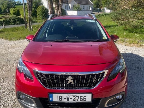 Peugeot 2008 Estate, Petrol, 2018, Red