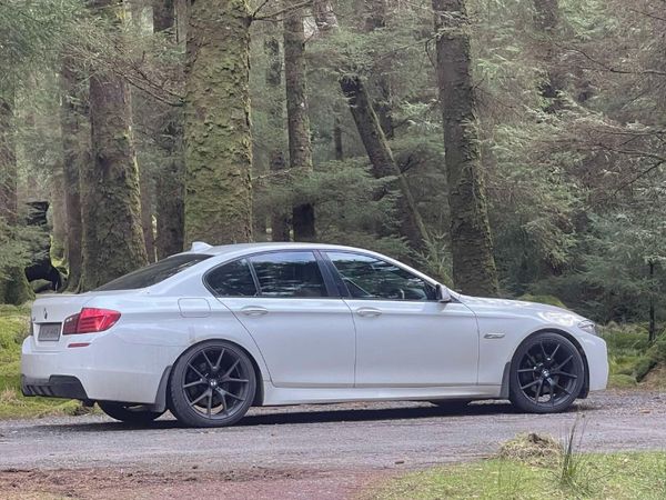 BMW 5-Series Saloon, Diesel, 2011, White