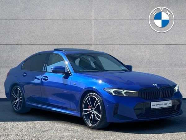 BMW 3-Series Saloon, Diesel Hybrid, 2023, Blue