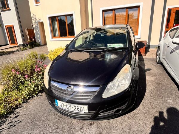 Opel Corsa Hatchback, Petrol, 2007, Black