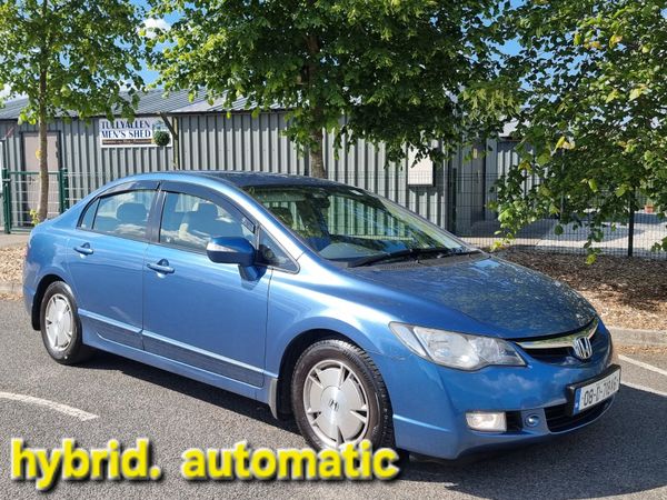 Honda Civic Saloon, Petrol Hybrid, 2008, Blue
