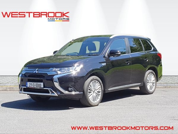Mitsubishi Outlander Estate, Petrol Hybrid, 2021, Black
