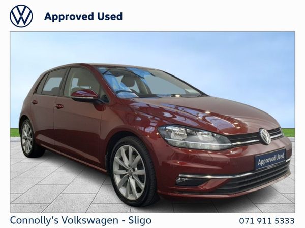 Volkswagen Golf Hatchback, Diesel, 2019, Red