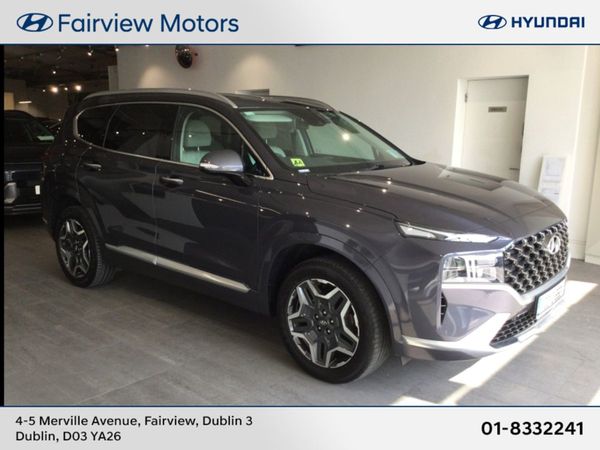 Hyundai Santa Fe SUV, Petrol Plug-in Hybrid, 2022, Blue