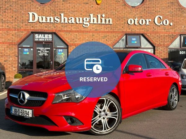 Mercedes-Benz CLA Saloon, Diesel, 2016, Red