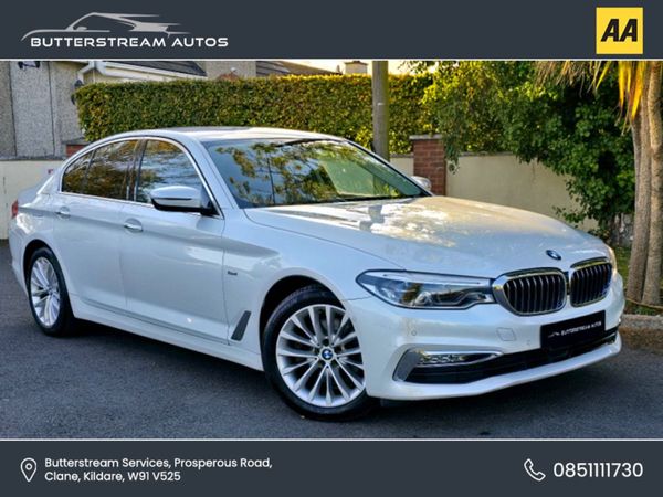 BMW 5-Series Saloon, Diesel, 2017, White