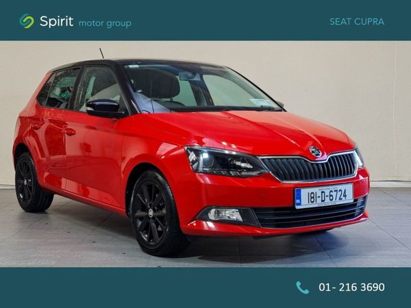 Skoda Fabia Hatchback, Petrol, 2018, Red