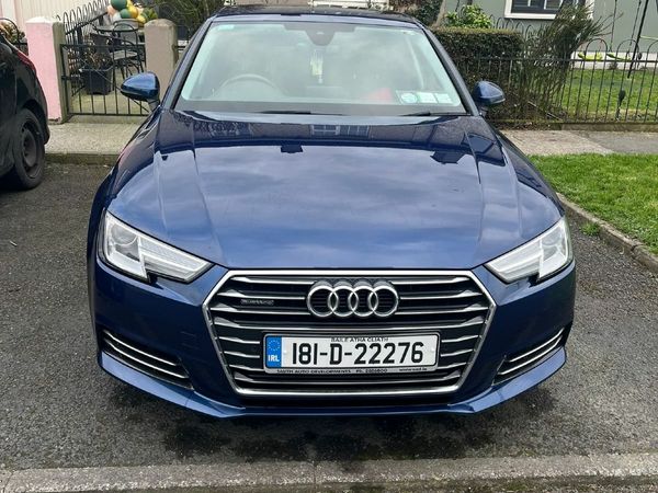 Audi A4 Saloon, Diesel, 2018, Blue
