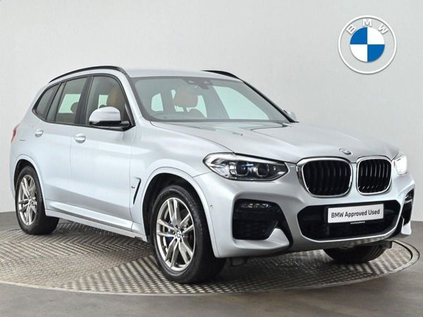 BMW X3 SUV, Petrol Plug-in Hybrid, 2021, Silver