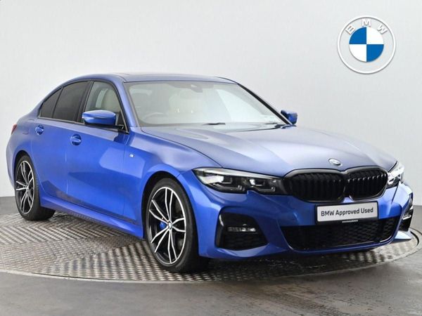 BMW 3-Series Saloon, Diesel Hybrid, 2022, Blue