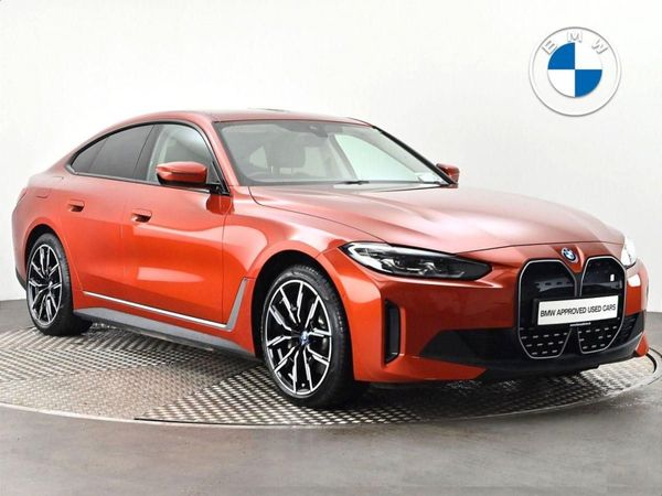 BMW i4 Hatchback, Electric, 2022, Orange