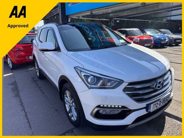 Hyundai Santa Fe SUV, Diesel, 2017, White