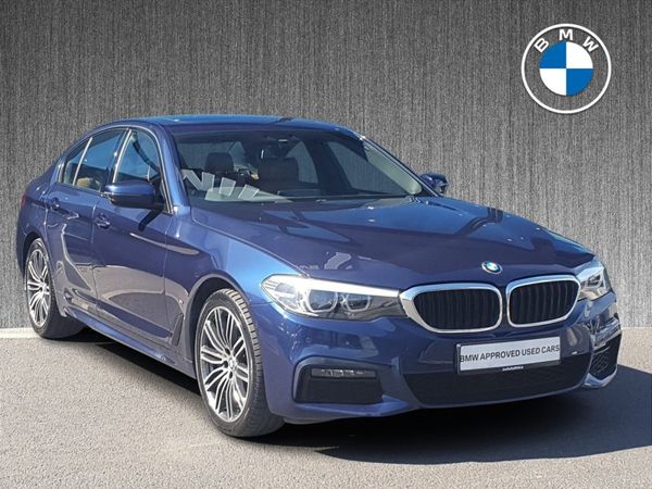 BMW 5-Series Saloon, Petrol Plug-in Hybrid, 2020, Blue