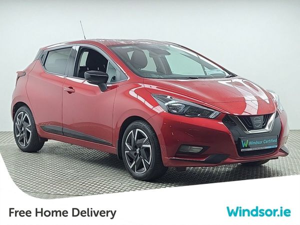 Nissan Micra Hatchback, Petrol, 2022, Red
