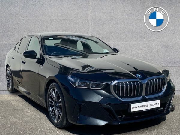 BMW 5-Series Saloon, Petrol Plug-in Hybrid, 2024, Black