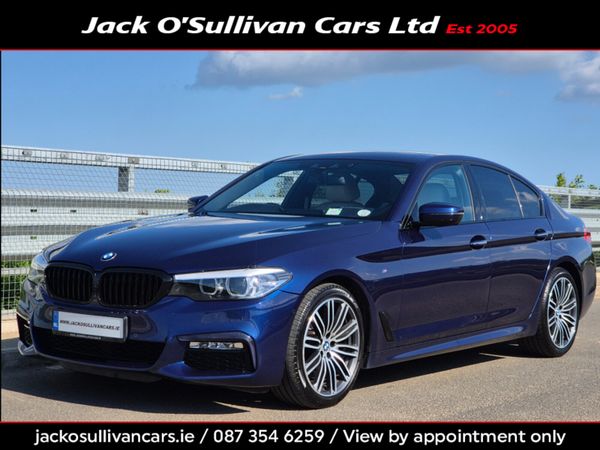 BMW 5-Series Saloon, Diesel, 2018, Blue