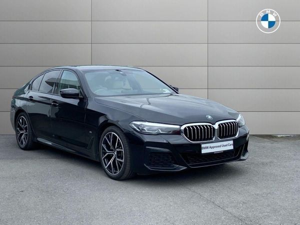 BMW 5-Series Saloon, Diesel Hybrid, 2022, Black