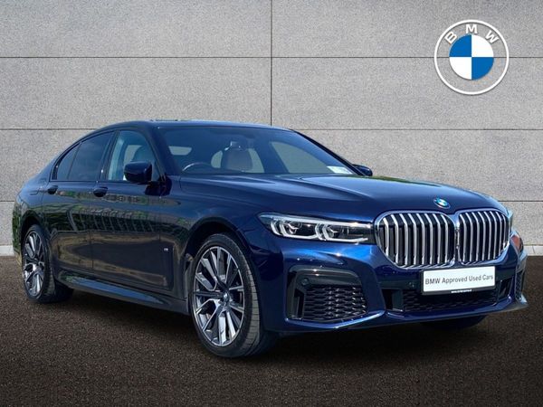 BMW 7-Series Saloon, Petrol Plug-in Hybrid, 2021, Blue