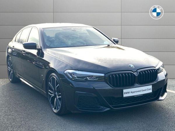BMW 5-Series Saloon, Diesel Hybrid, 2022, Black