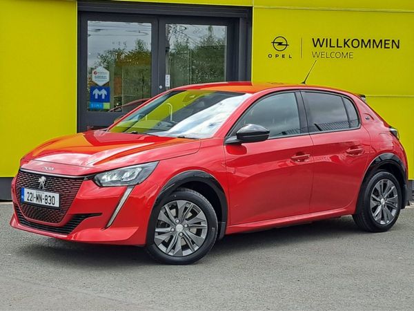 Peugeot 208 Hatchback, Electric, 2022, Red