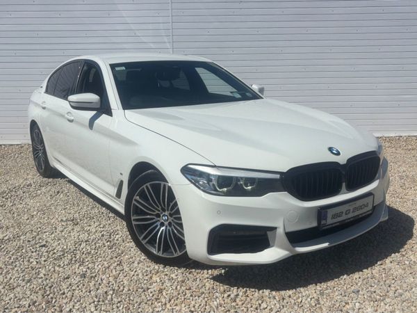BMW 5-Series Saloon, Hybrid, 2018, White