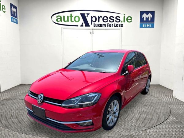 Volkswagen Golf Hatchback, Petrol, 2018, Red