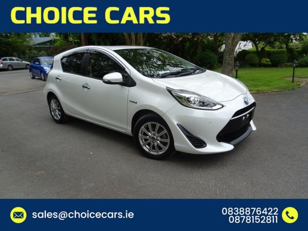 Toyota Aqua Hatchback, Hybrid, 2019, White