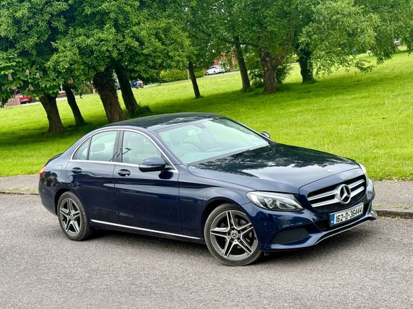 Mercedes-Benz C-Class Saloon, Petrol, 2016, Blue