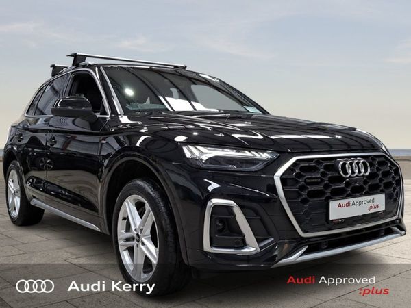 Audi Q5 SUV, Petrol Plug-in Hybrid, 2021, Black
