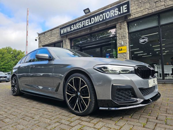 BMW 5-Series Saloon, Petrol Hybrid, 2022, Grey