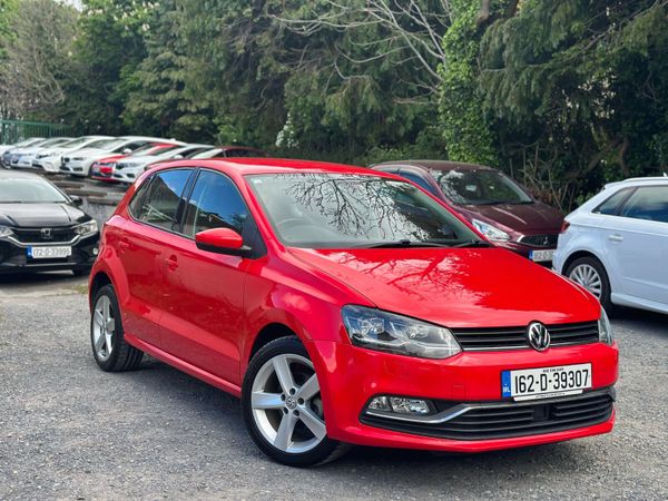 Volkswagen Polo Hatchback, Petrol, 2016, Red