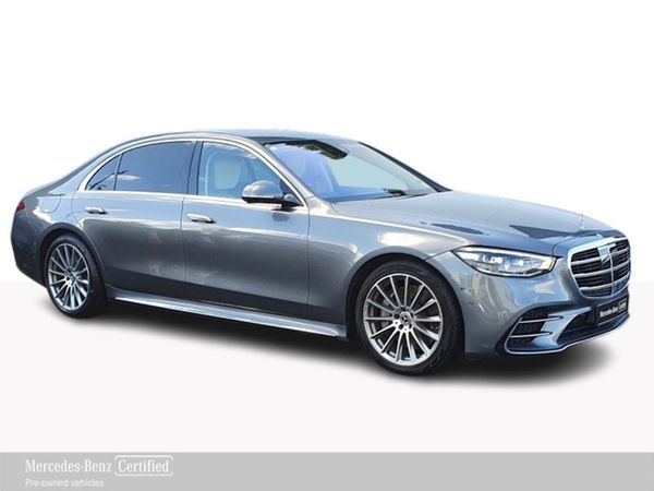 Mercedes-Benz S-Class Saloon, Petrol Plug-in Hybrid, 2022, Grey