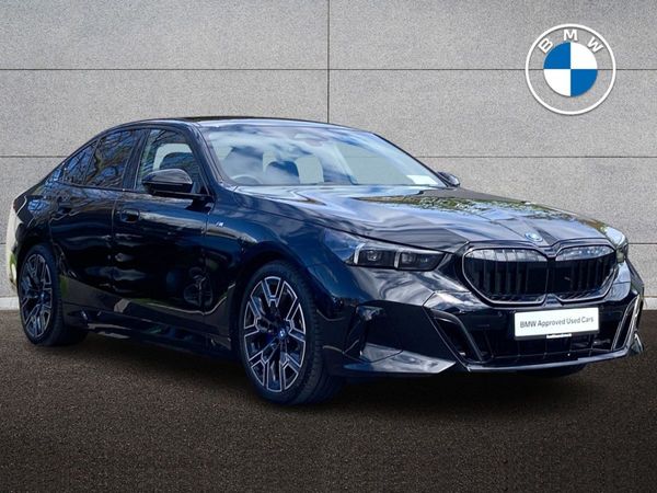BMW 5-Series Saloon, Petrol Plug-in Hybrid, 2025, Black