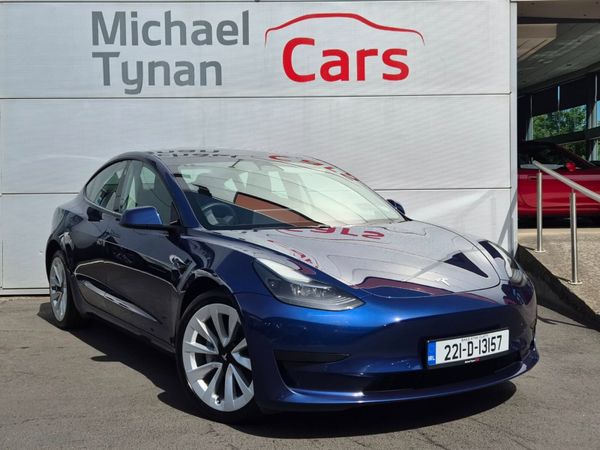 Tesla Model 3 Saloon, Electric, 2022, Blue