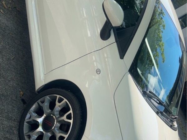 Fiat 500 Hatchback, Petrol, 2014, White