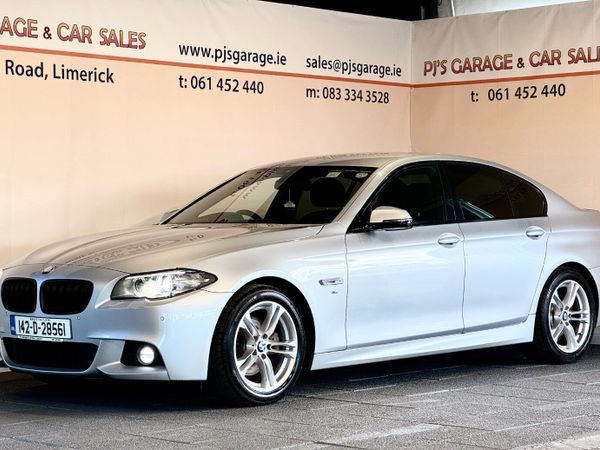 BMW 5-Series Saloon, Diesel, 2014, Silver