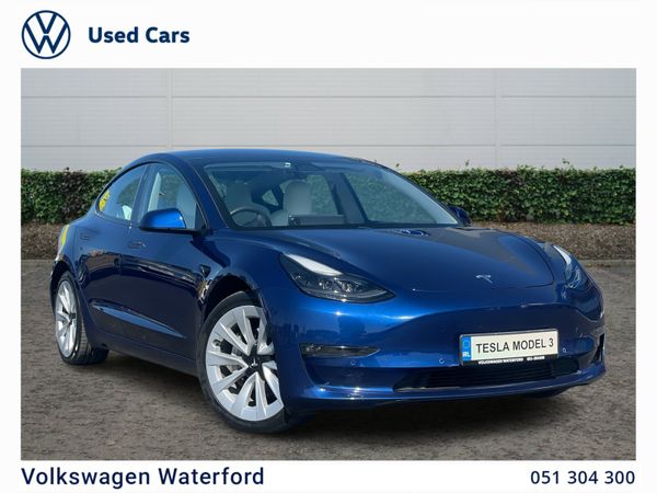 Tesla Model 3 Saloon, Electric, 2021, Blue