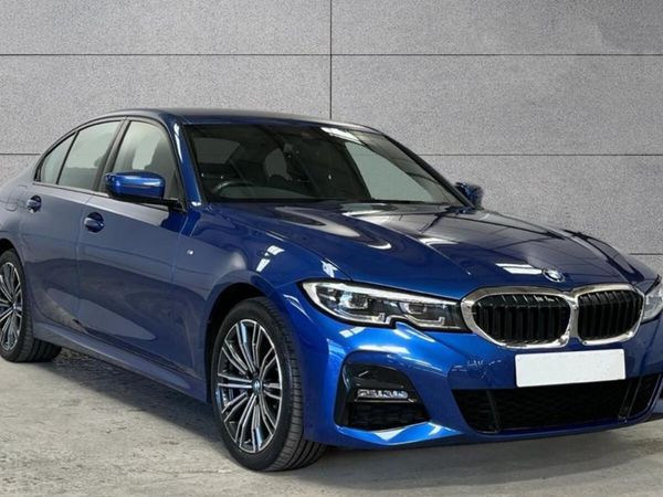BMW 3-Series Saloon, Petrol Hybrid, 2020, Blue