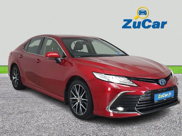 Toyota Camry Saloon, Petrol Hybrid, 2023, Red