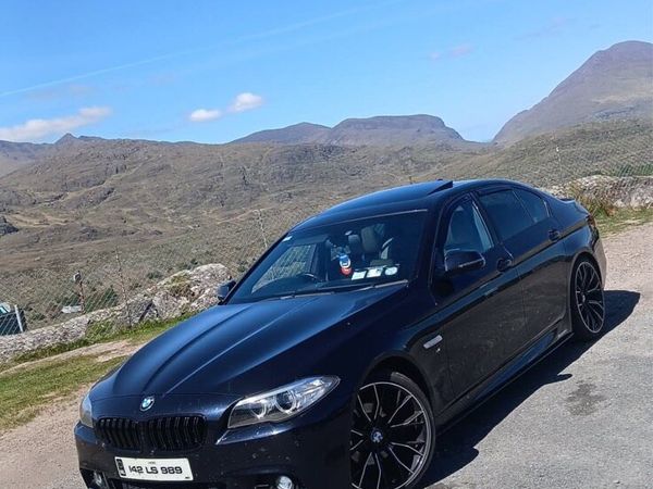 BMW 5-Series Saloon, Diesel, 2014, Black