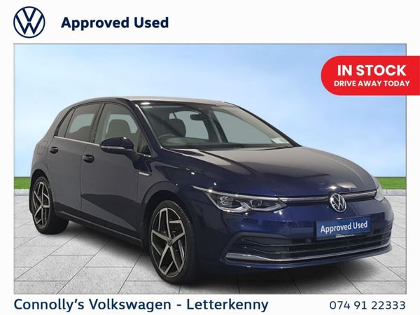 Volkswagen Golf Hatchback, Petrol, 2021, Blue