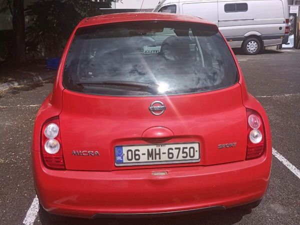 Nissan Micra Hatchback, Petrol, 2006, Red