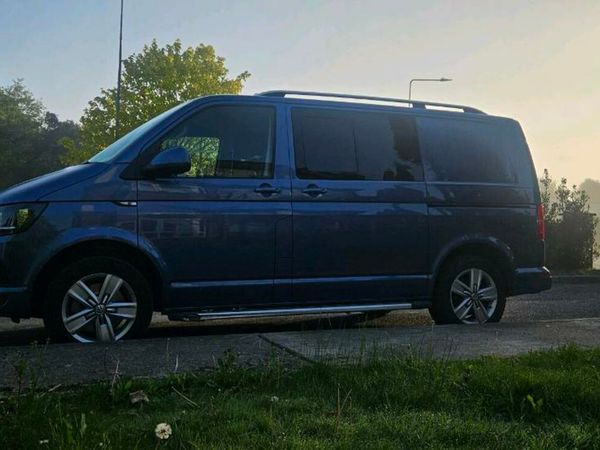 Volkswagen Transporter Van With Side Windows, Diesel, 2017, Blue