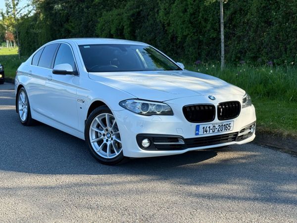 BMW 5-Series Saloon, Diesel, 2014, White