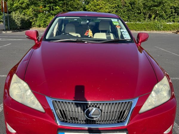 Lexus IS Saloon, Petrol, 2010, Red