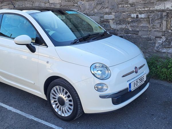 Fiat 500 Hatchback, Petrol, 2011, White