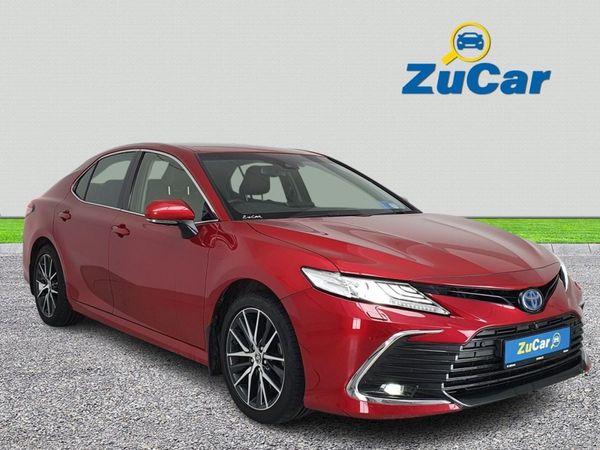Toyota Camry Saloon, Petrol Hybrid, 2023, Red