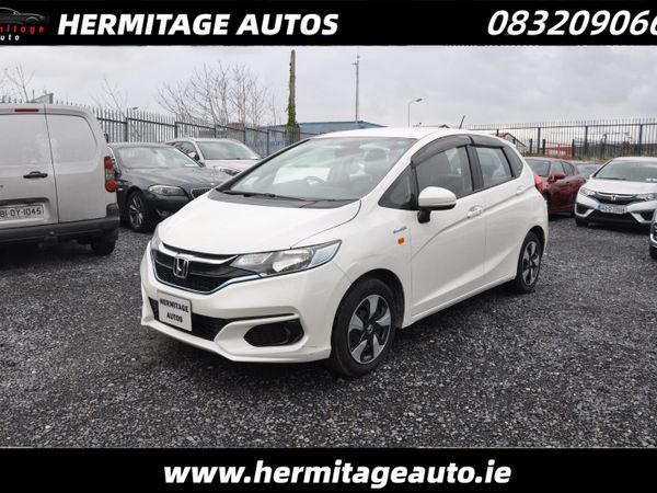 Honda Fit Hatchback, Petrol Hybrid, 2017, White
