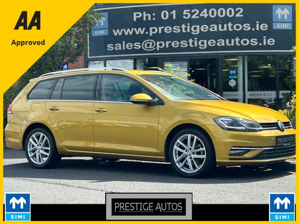 Volkswagen Golf Estate, Petrol, 2018, Gold
