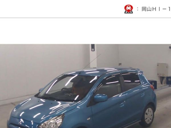 Mitsubishi Mirage Hatchback, Petrol, 2014, Blue